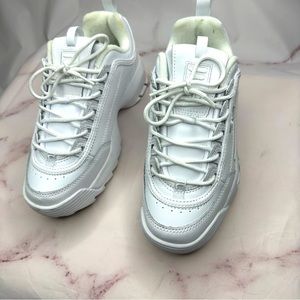 White Fila Sneaker Disruptor II